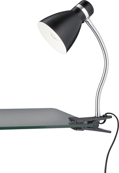 Rl live your light reality harvey - klemlicht - zwart mat - excl. 1x e27 4w