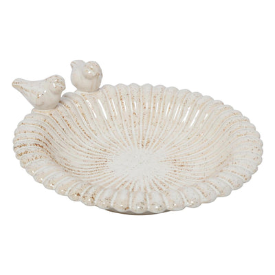 Countryfield vogelvoederschaal coco wit ø25,5xh9cm