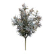 Roberts collection kunsttak theeblad poeder-bordeaux 55cm