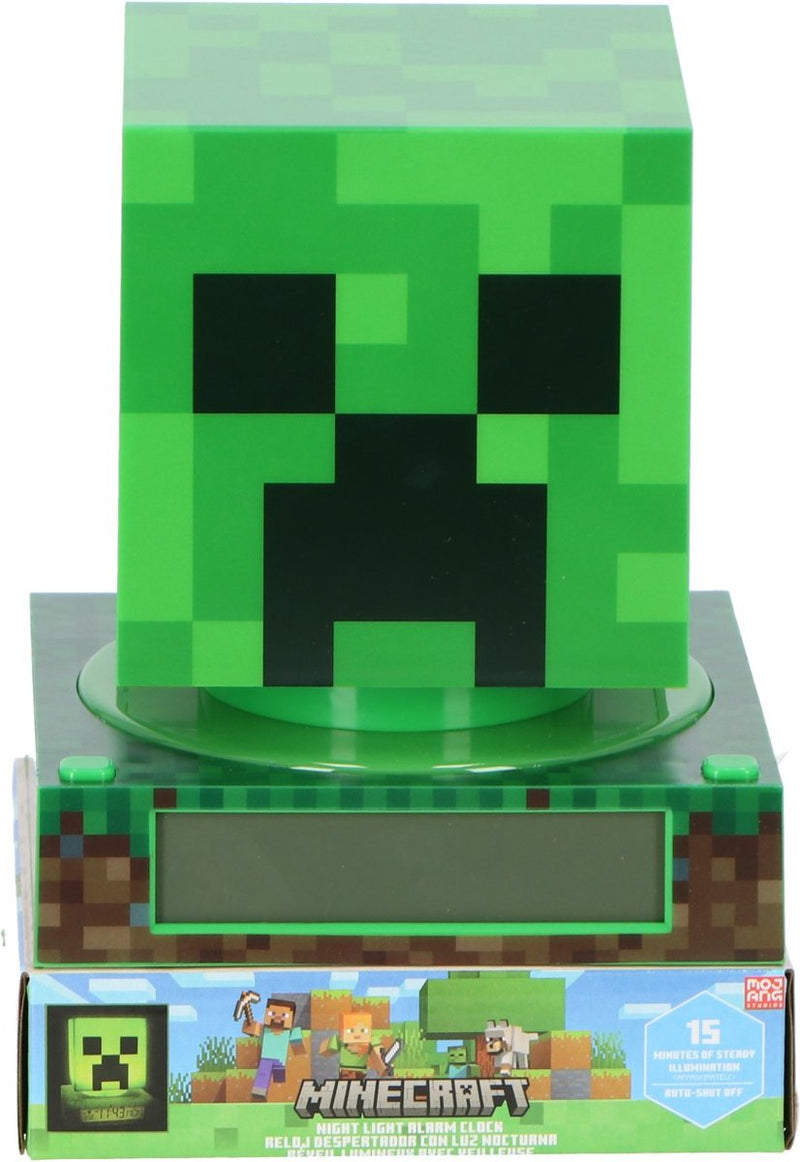 Minecraft digitale wekkerlamp 21,5 x 13 cm