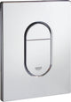 Grohe arena cosmopolitan bedieningspaneel toilet - dual flush - kunststof - chroom