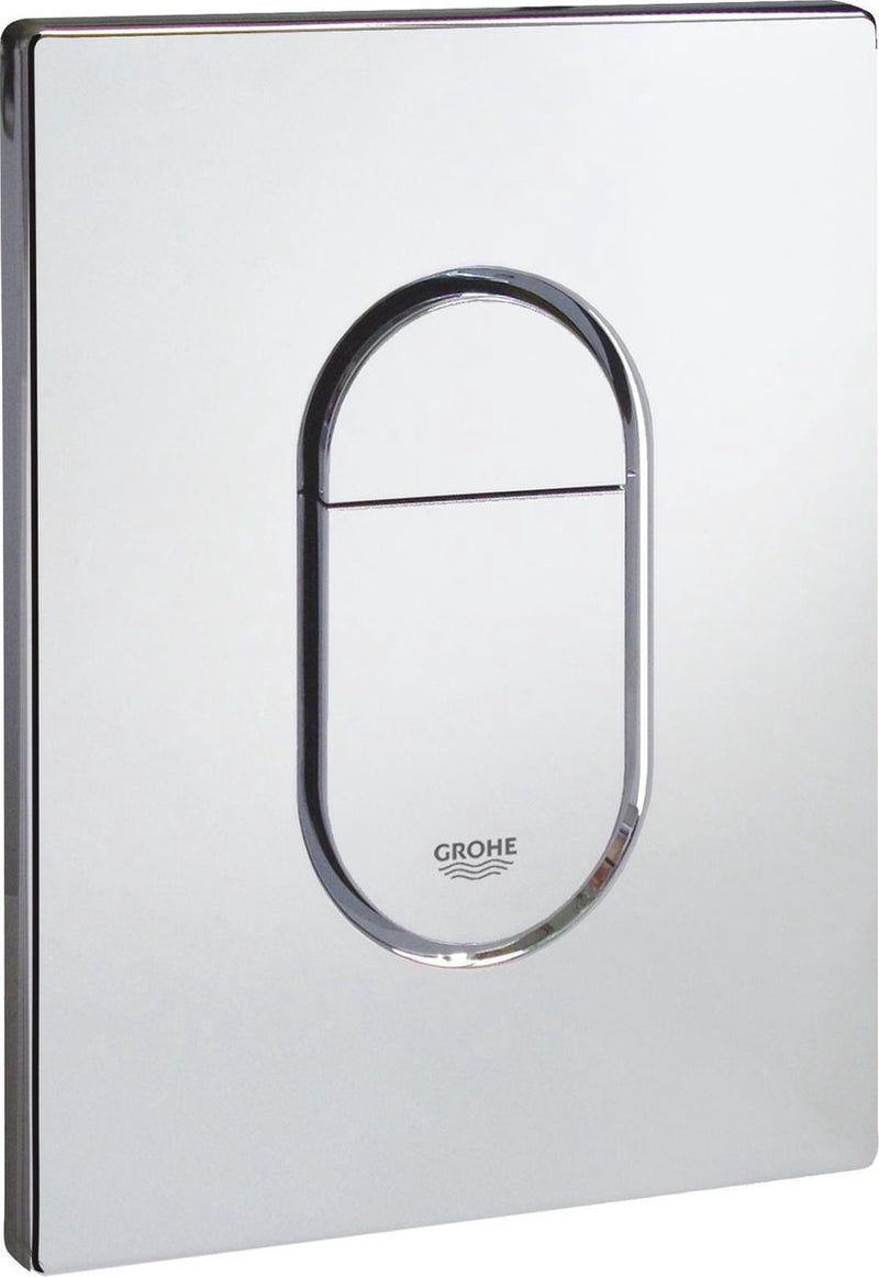 Grohe arena cosmopolitan bedieningspaneel toilet - dual flush - kunststof - chroom
