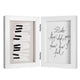 Henzo fotolijst piano tweeluik 13x18cm wit