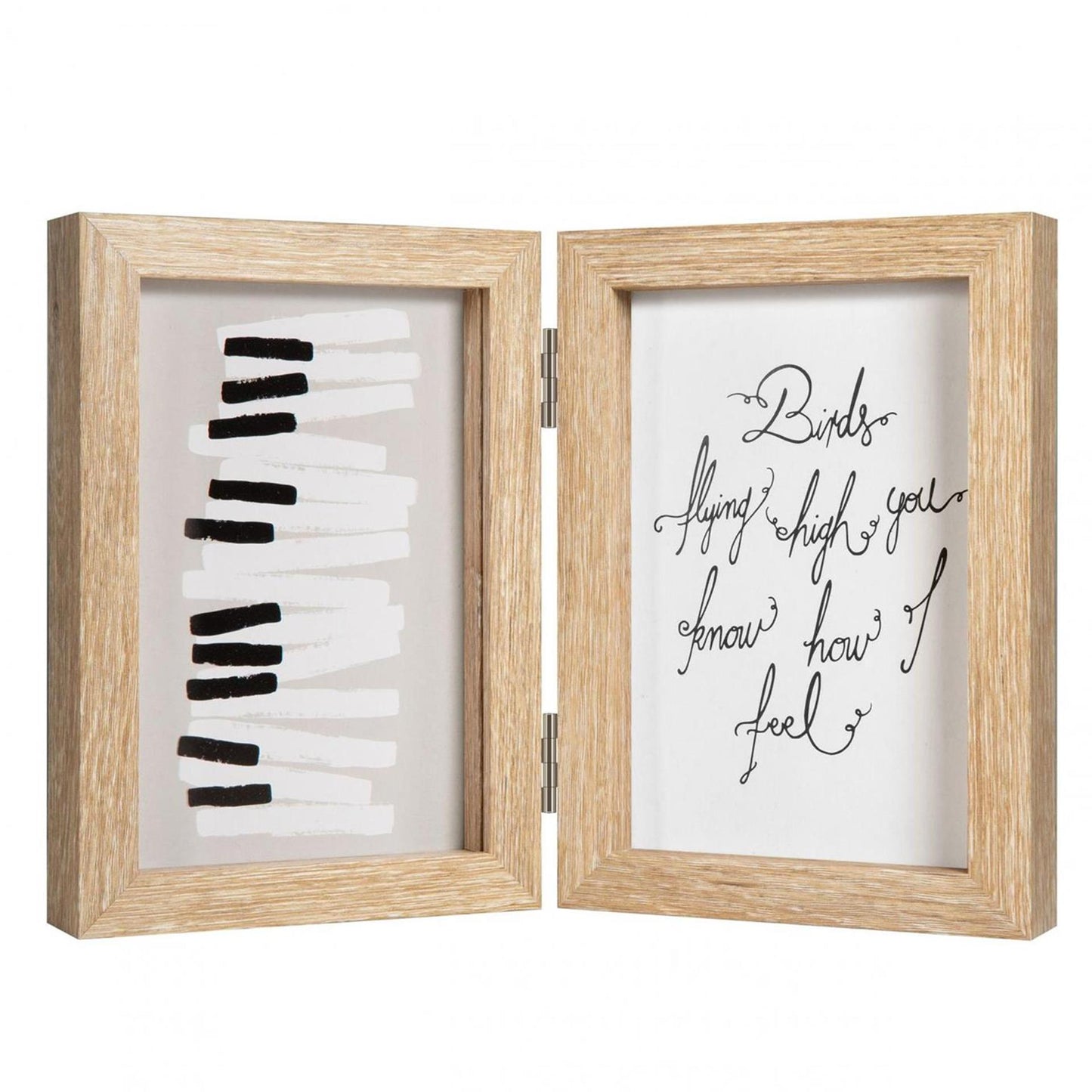 Henzo fotolijst piano tweeluik 10x15cm naturel
