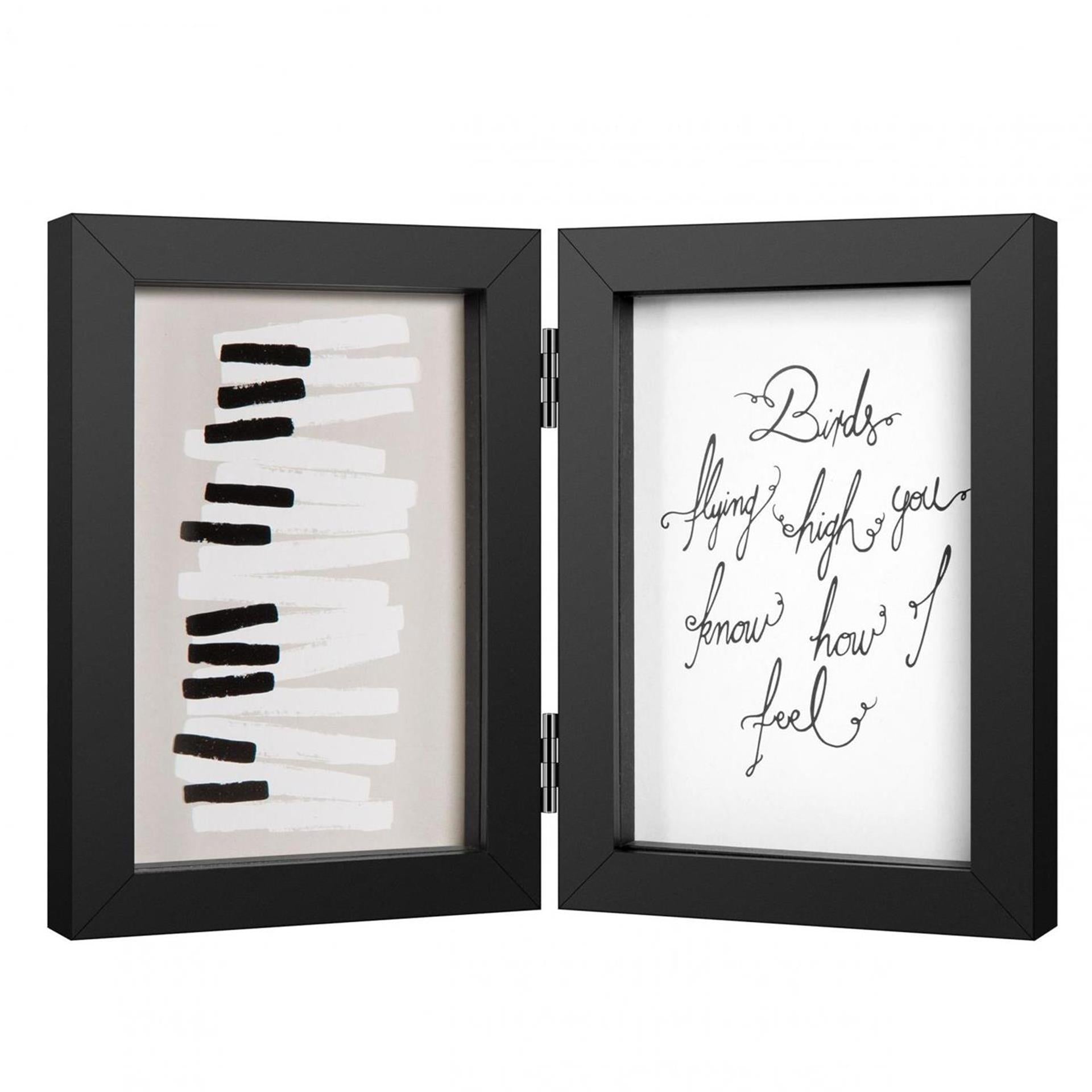 Henzo fotolijst piano tweeluik 13x18cm naturel