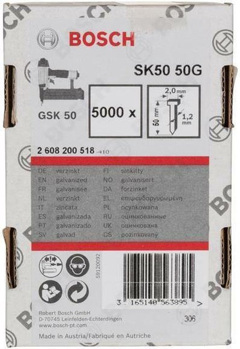Bosch accessoires bosch nagel met verzonken kop sk50 50g