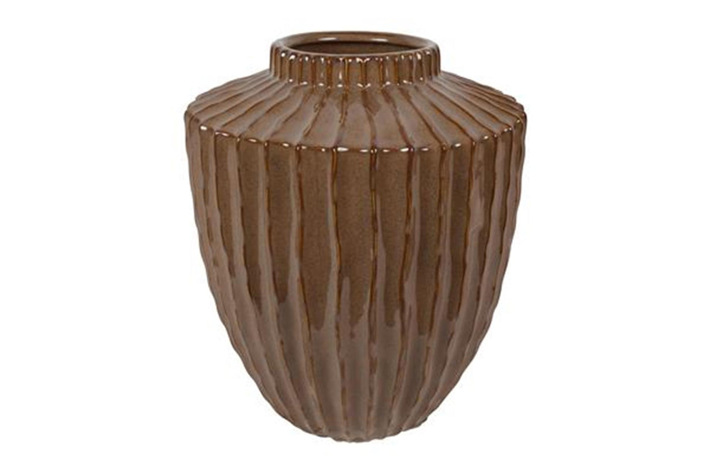 Countryfield vaas duuk m bruin 27x27x32cm