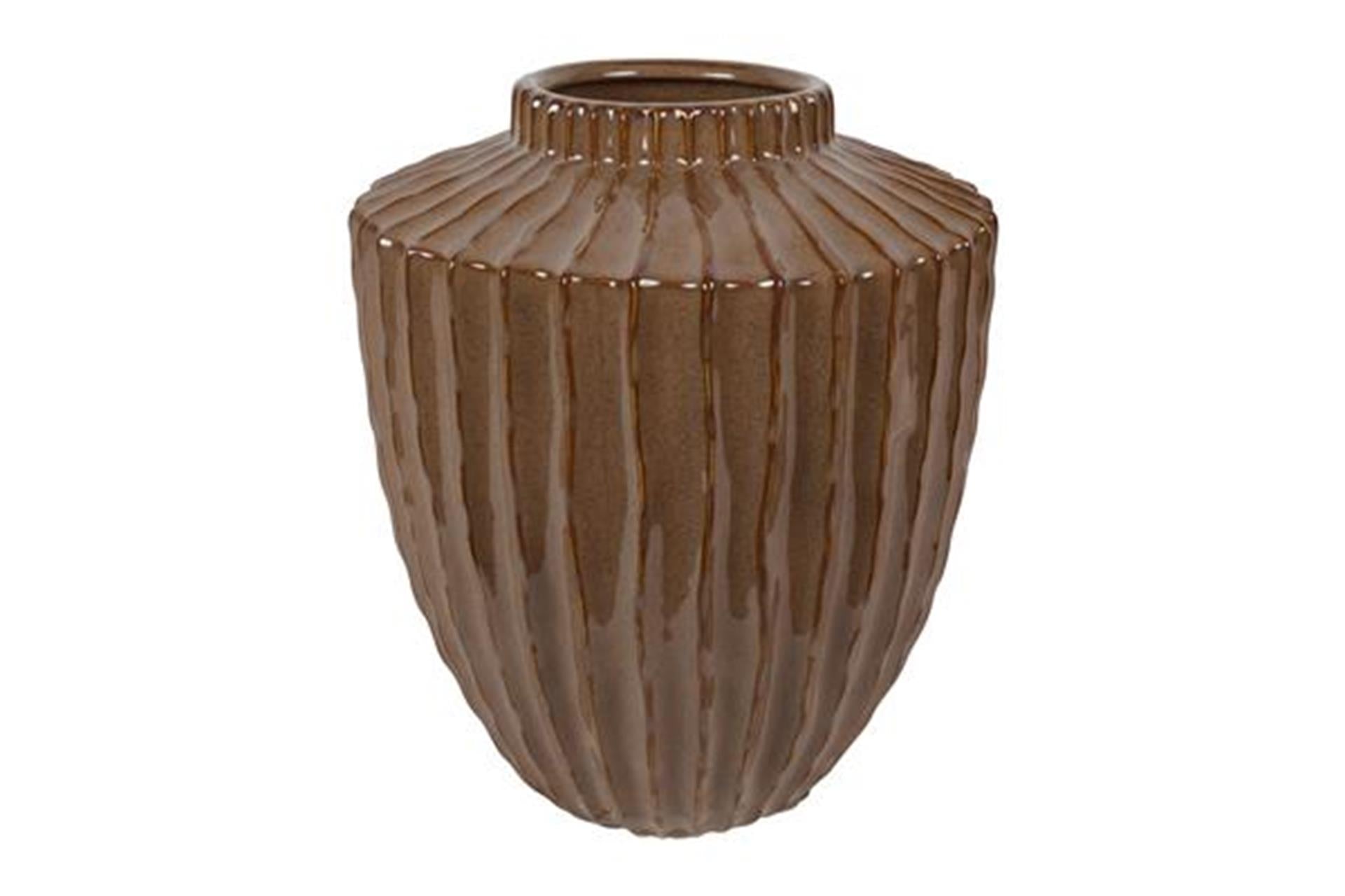 Countryfield vaas duuk m bruin 27x27x32cm