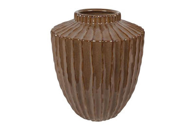 Countryfield vaas duuk m bruin 27x27x32cm