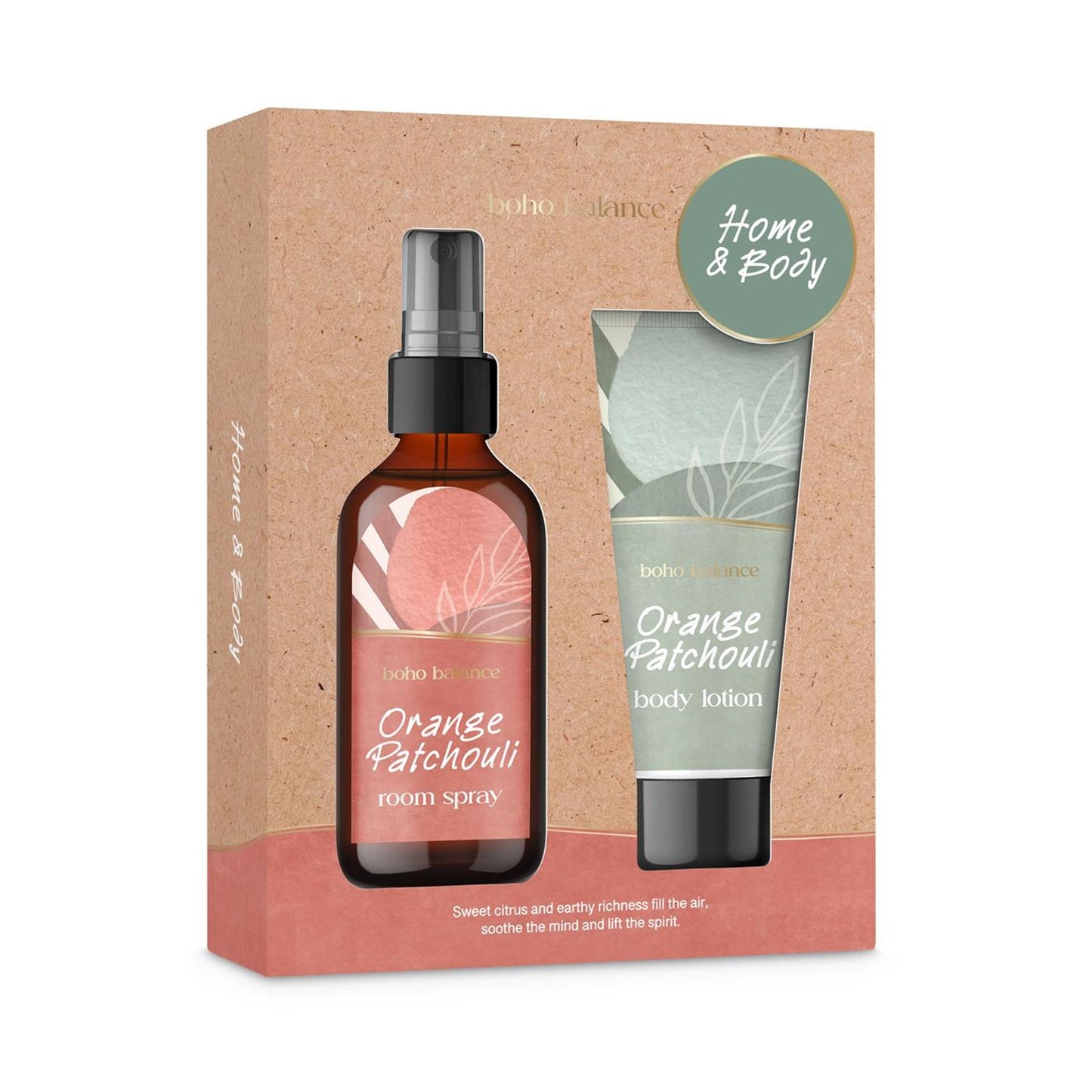 Boho balance bad giftset home body room spray