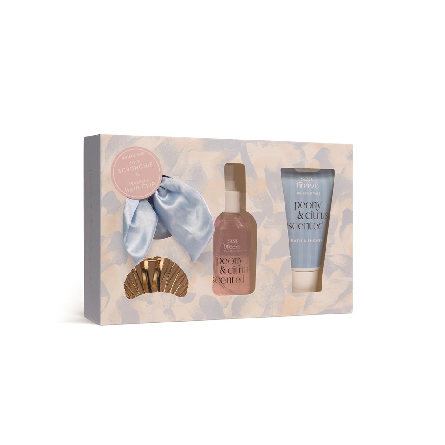 Source balance bad giftset sea breeze geschenkset met haar accessoires bodymist 100mlbad douche gel 75ml