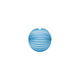 Lampion lichtblauw rond | 2 stuks