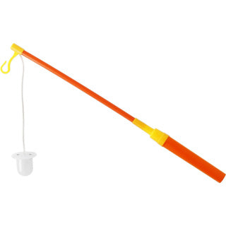Lampionstokje led oranje