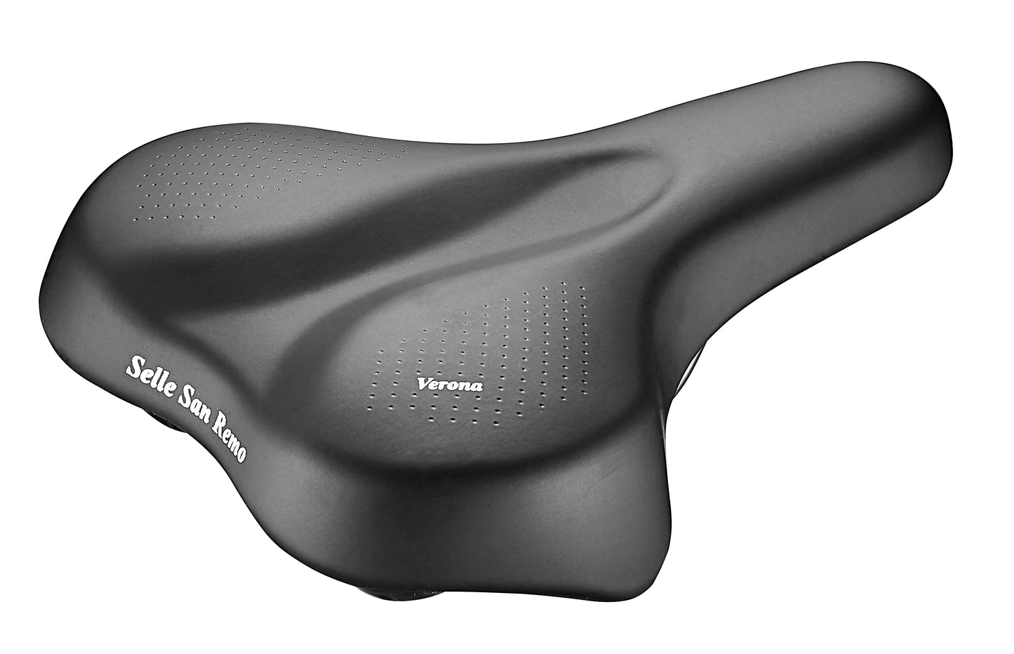 Zadel Selle San Remo Verona Vacuum Zwart (Kaart)