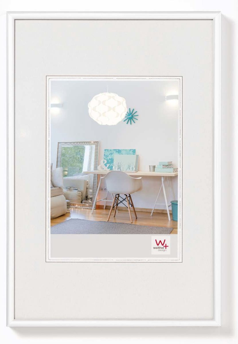 Walther new lifestyle - kunststof lijst - fotoformaat 28x35 cm - wit