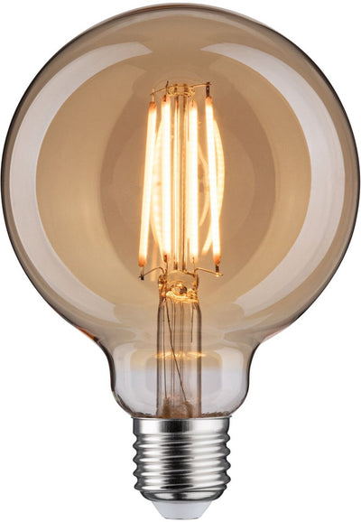 Paulmann 1879 filament 230 v 3-step-dim led globe g95 e27 470lm 6w 1800k dimbaar goud