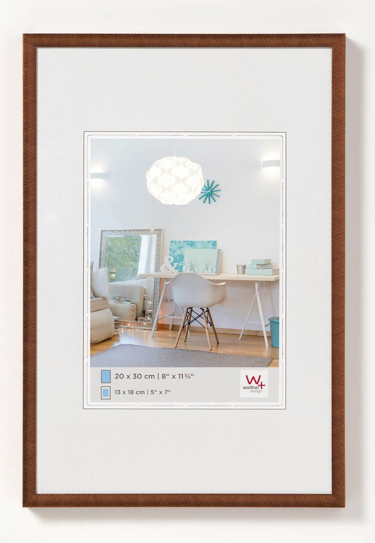Walther new lifestyle - kunststof lijst - fotoformaat 40x60 cm - brons