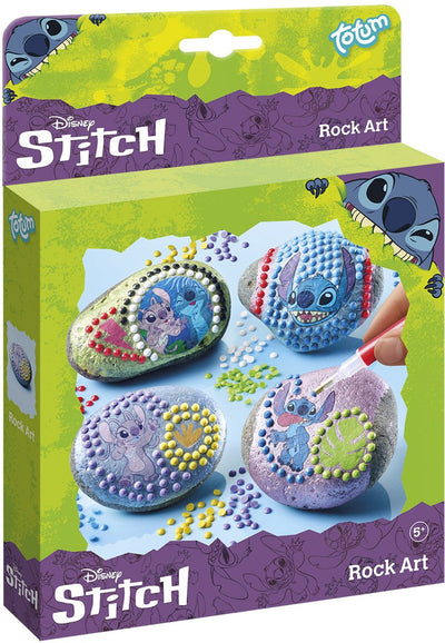 Totum disney stitch stenen versieren met afwrijfplaatjes - met 400+ steentjes - speelgoed kinderen - knutselen - voor meisjes en jongens - vanaf 5 jaar -