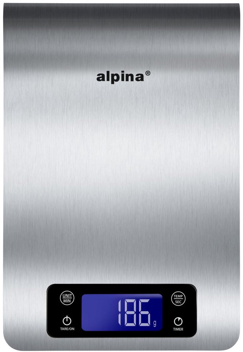 Evimo alpina digitale keukenweegschaal 5 kg praktisch voor dagelijks huishoudelijk gebruik