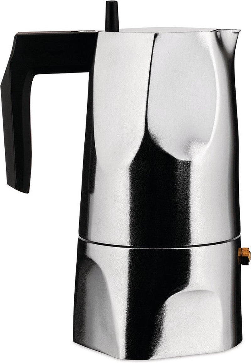 Alessi percolator ossidiana - mt18 3 - 3 kops - door mario trimarchi