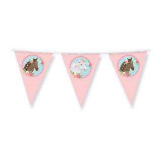 Paarden vlaggen folie