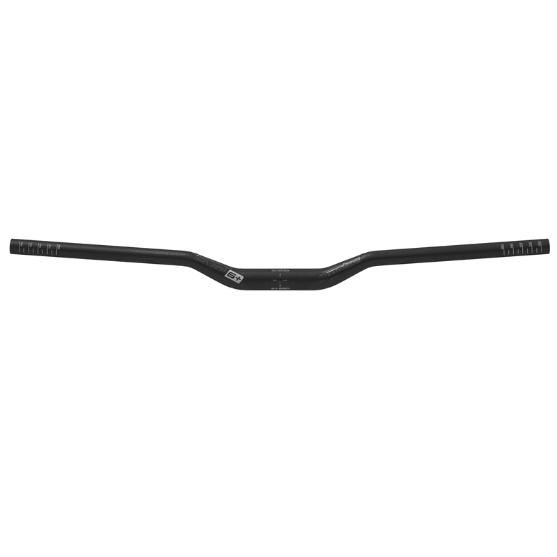 Ergotec stuur bar 30 comfort ø31.8mm 30mm rise - zwart gezandstraald