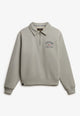 Superdry - athletic collared halve rits trui - dames - truien
