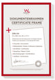 Walther new lifestyle - kunststof lijst - fotoformaat 21x29,7 cm (din a4) - rood