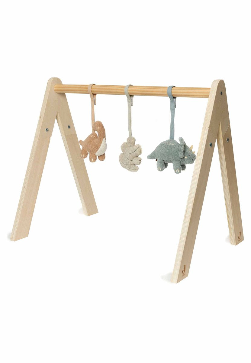 Jollein - babygym speeltjes - baby speelgoed hangers - polyester - roarsome - dino's