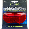 Ikzilight achterlicht batterij aan uit 3xled 50 mm op kaart
