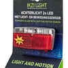 IKZI-Light LED achterlicht 80 drager 2xLED sensor 1440555