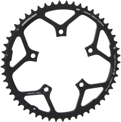 Stronglight kettingblad ct2 chain ring strongl.ct2 53t out.cer.teflon coat.