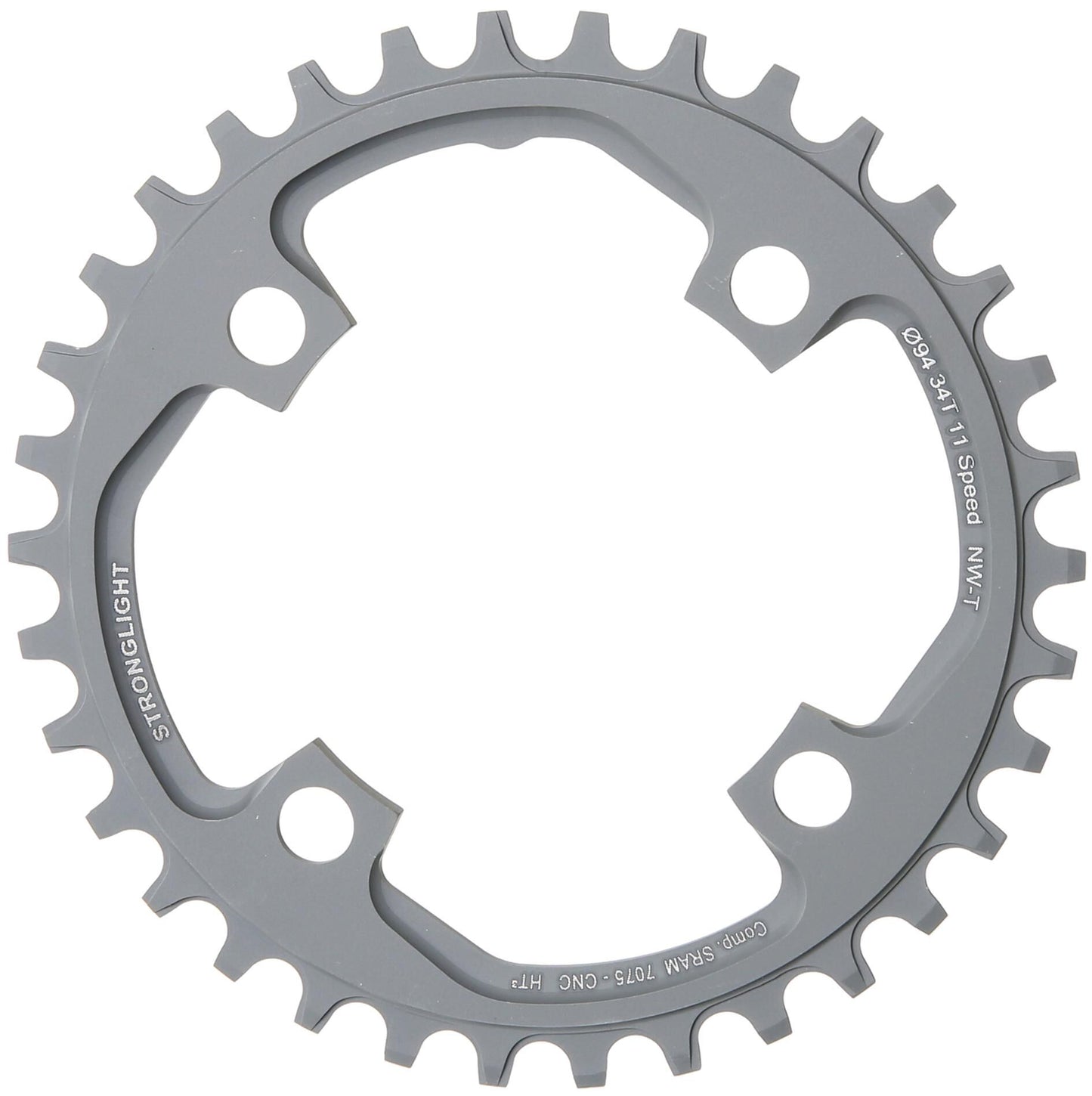 Stronglight kettingblad ht3 chain ring strongl. ht3 34t inner alu black