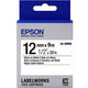 Epson label tape lk-4wbn zwart op wit