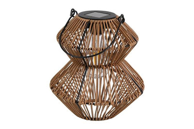 Countryfield solar lantaarn onora-pearl s bruin 8x21x23cm