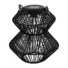 Countryfield solar lantaarn zwart h23cm