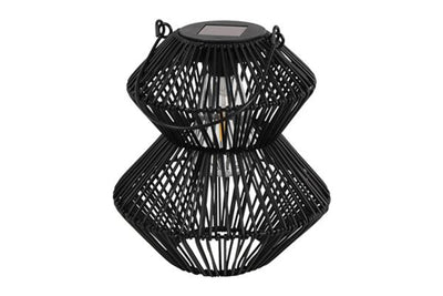 Countryfield solar lantaarn zwart h23cm