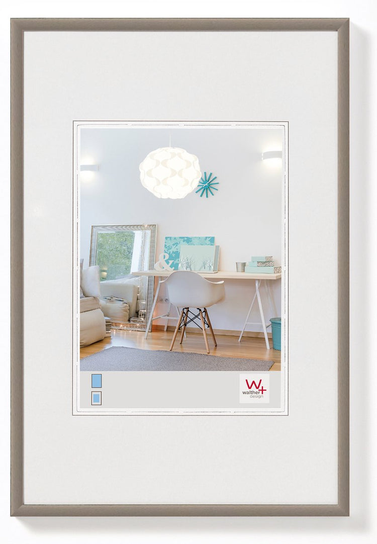 Walther new lifestyle - kunststof lijst - fotoformaat 20x30 cm - staal