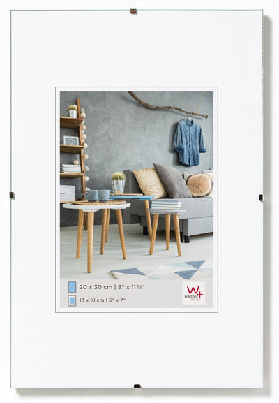 Walther fotolijstloze schilderijhouders (clip frame) - frameformaat 30x45 cm - antireflecterend glas