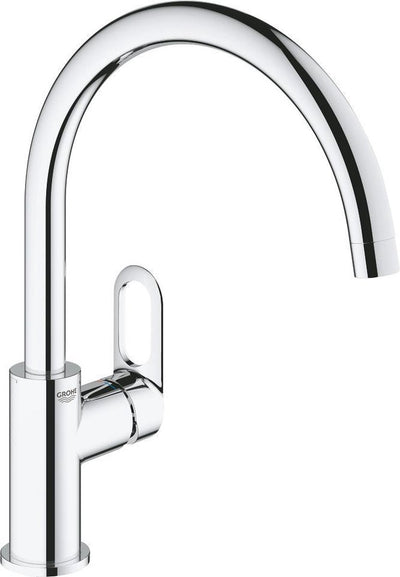 Grohe start flow keukenmengkraan - draaibare uitloop - chroom
