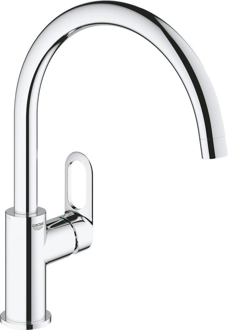 Grohe start flow keukenmengkraan - draaibare uitloop - chroom
