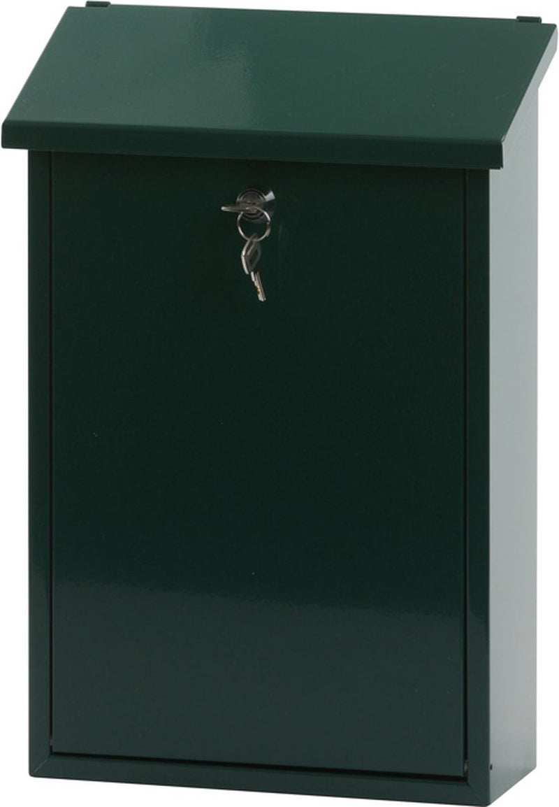 V-part - wandbrievenbus toledon - galvanized steel powder coated - groen - brievenbus