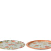 Decoris dienblad metaal ø32cm perzik