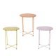 Decoris sidetable ijzer indoor ø40cm x h.48cm pastelkleur