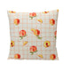Decoris kussen polyester outdoor 45x45cm multi perzik dessin