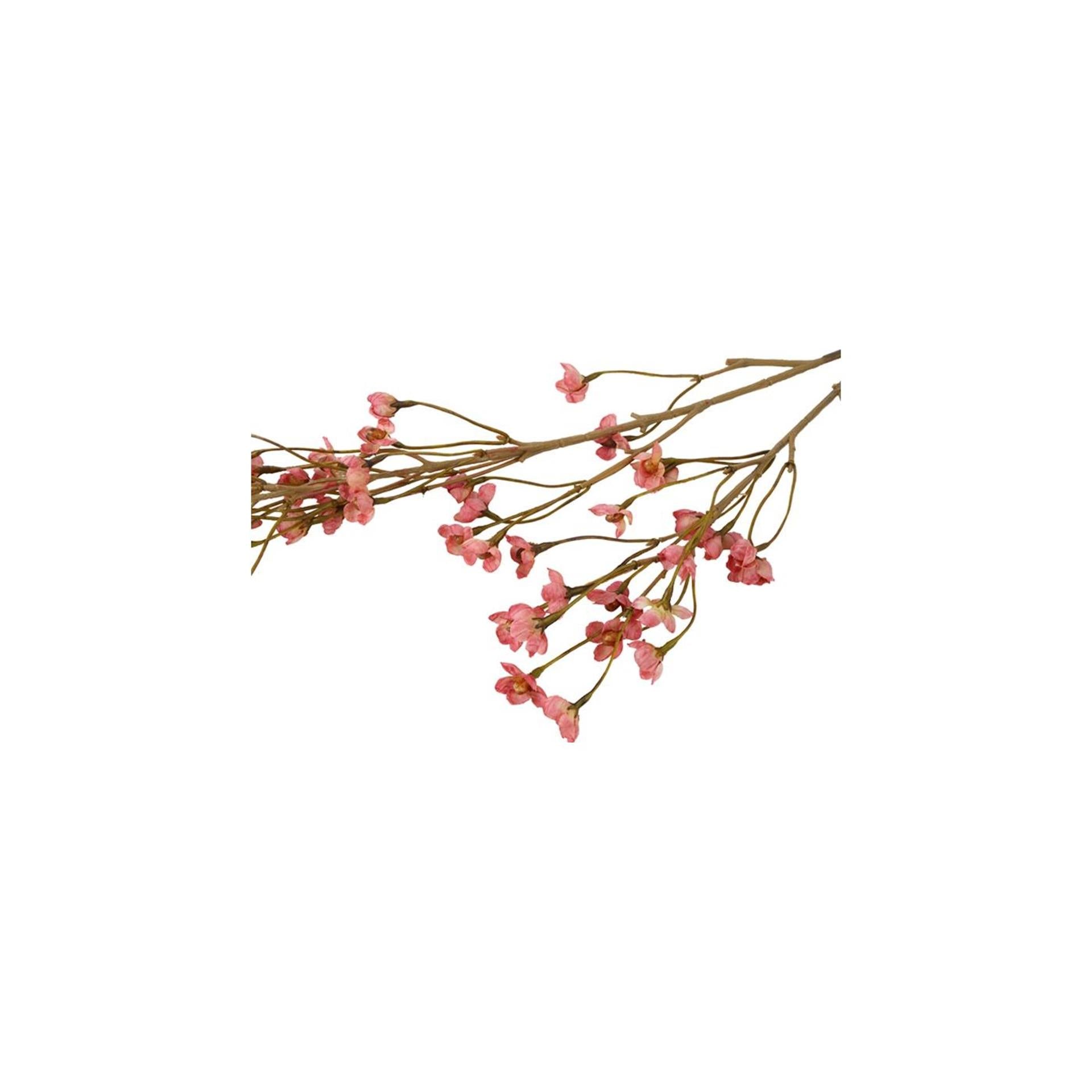 Countryfield kunstbloem forsythia roze zijde h92cm