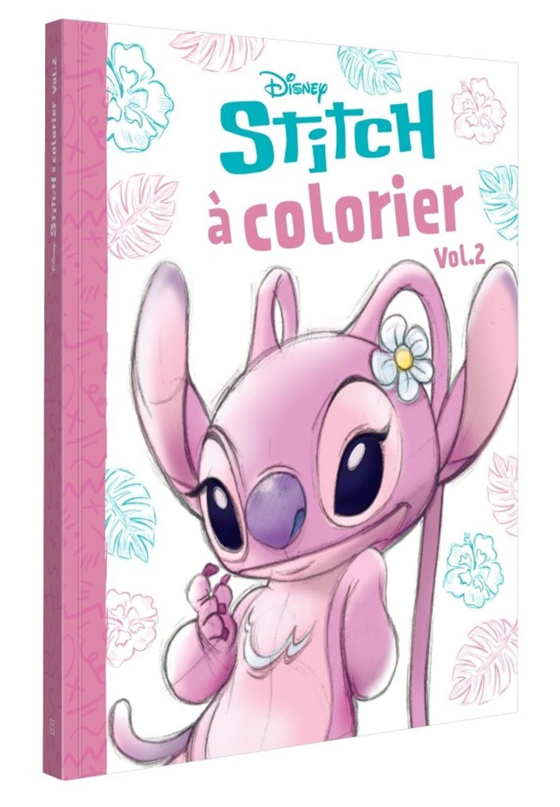 Hachette - jeunesse stitch a colorier - vol. 2 - disney - hachette - kleurboek voor kinderen vanaf 6 jaar