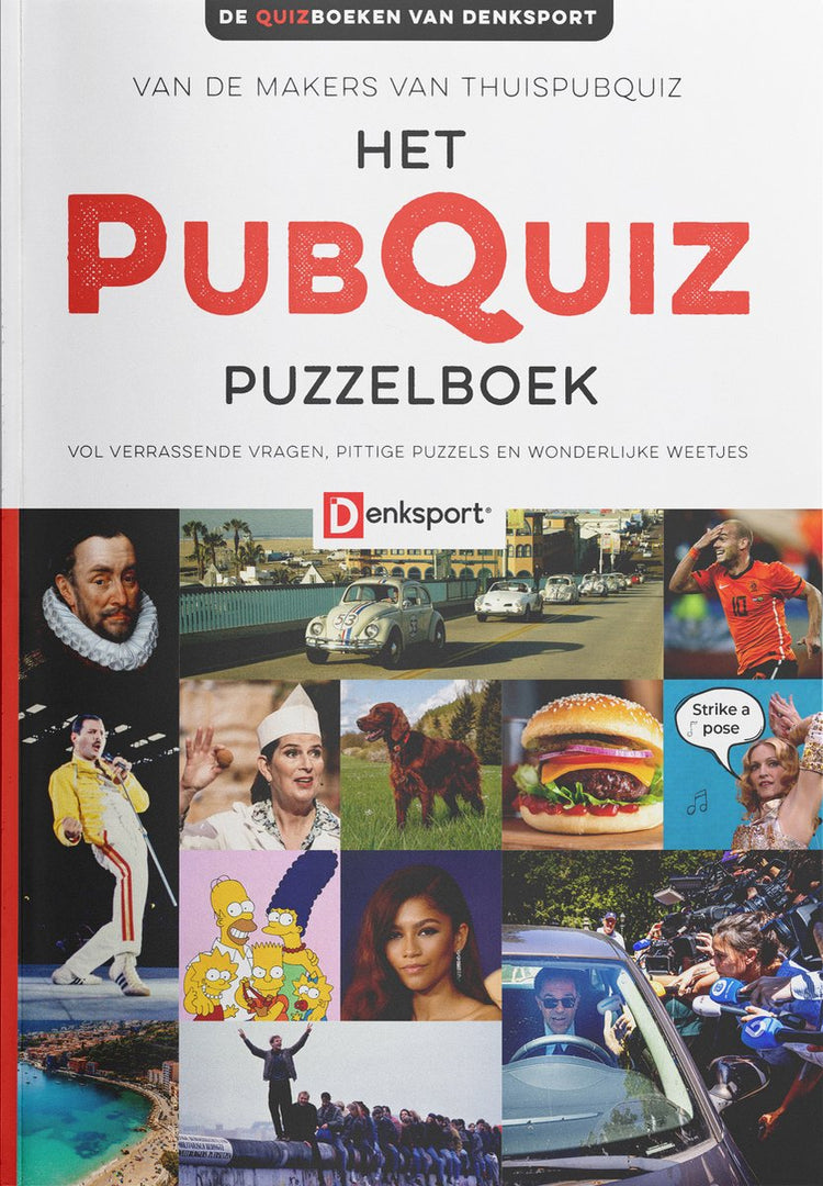 Denksport puzzelboek - - het pubquiz puzzelboek