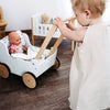 Small foot - houten duwpoppenwagen little button
