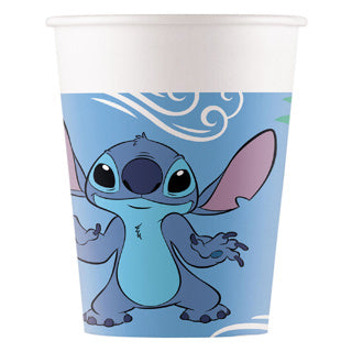 Stitch angel papieren bekers 8st 200ml | 6 stuks